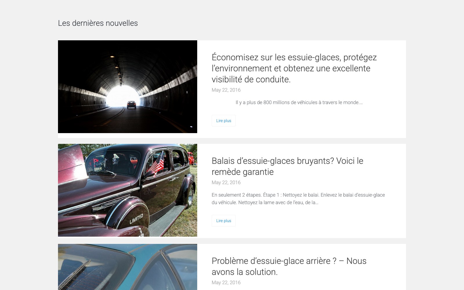 Latest news articles with photography