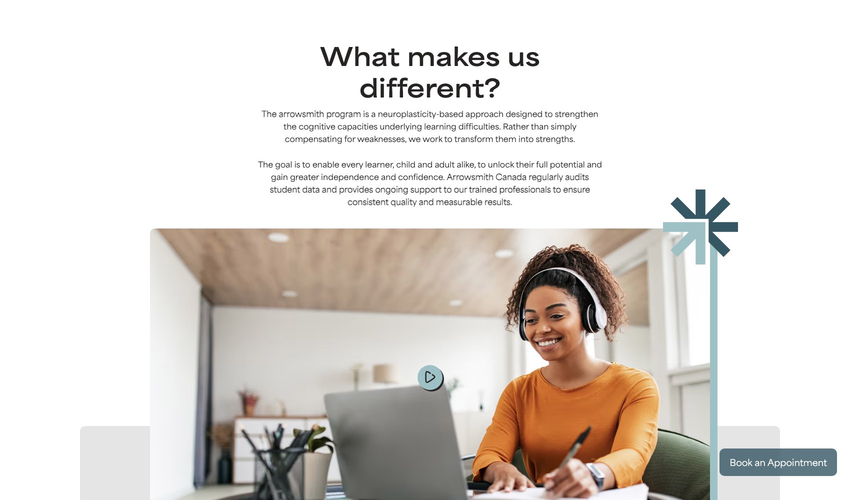 What makes us different section