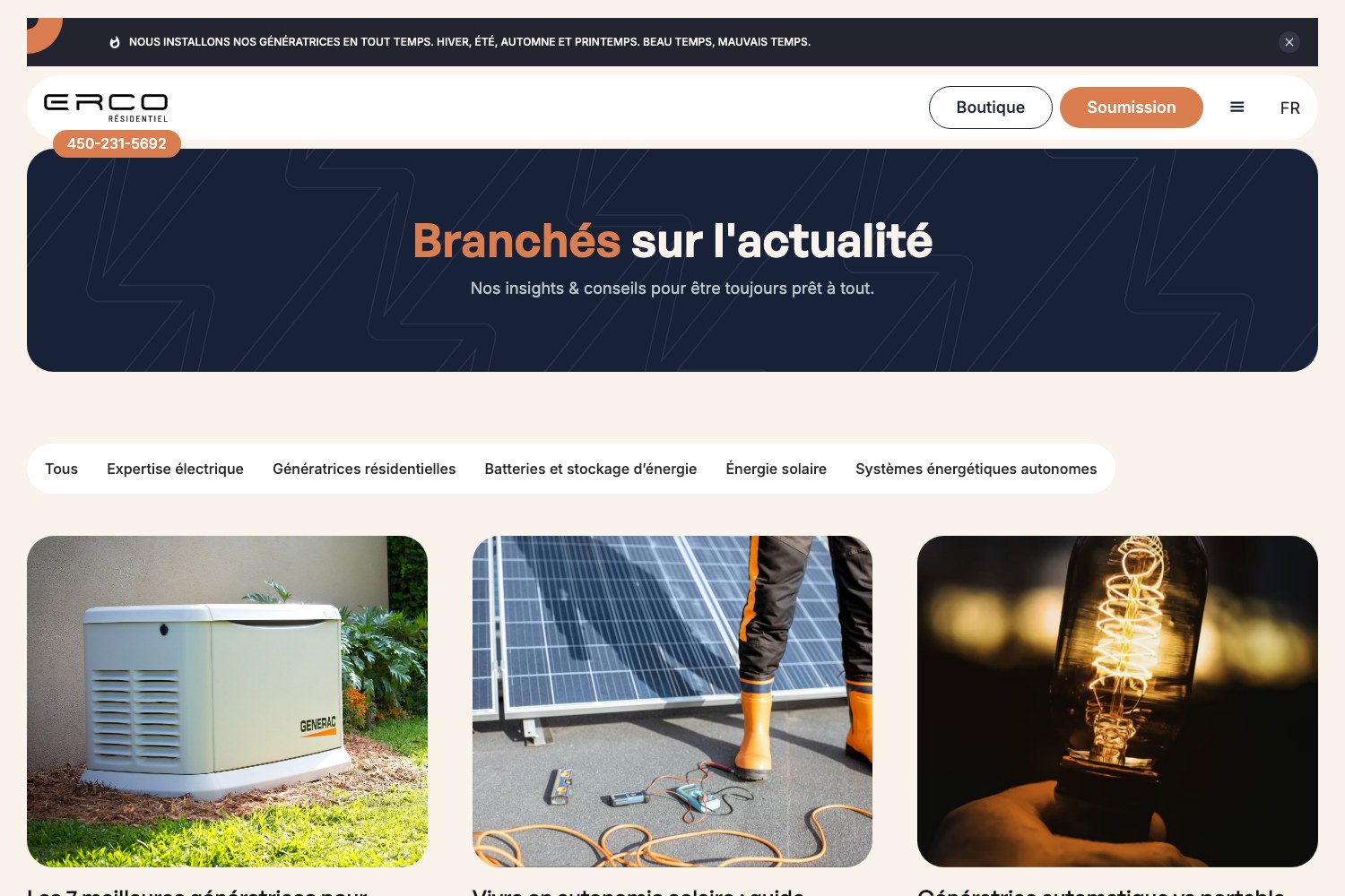 ERCO Residentiel blog article band