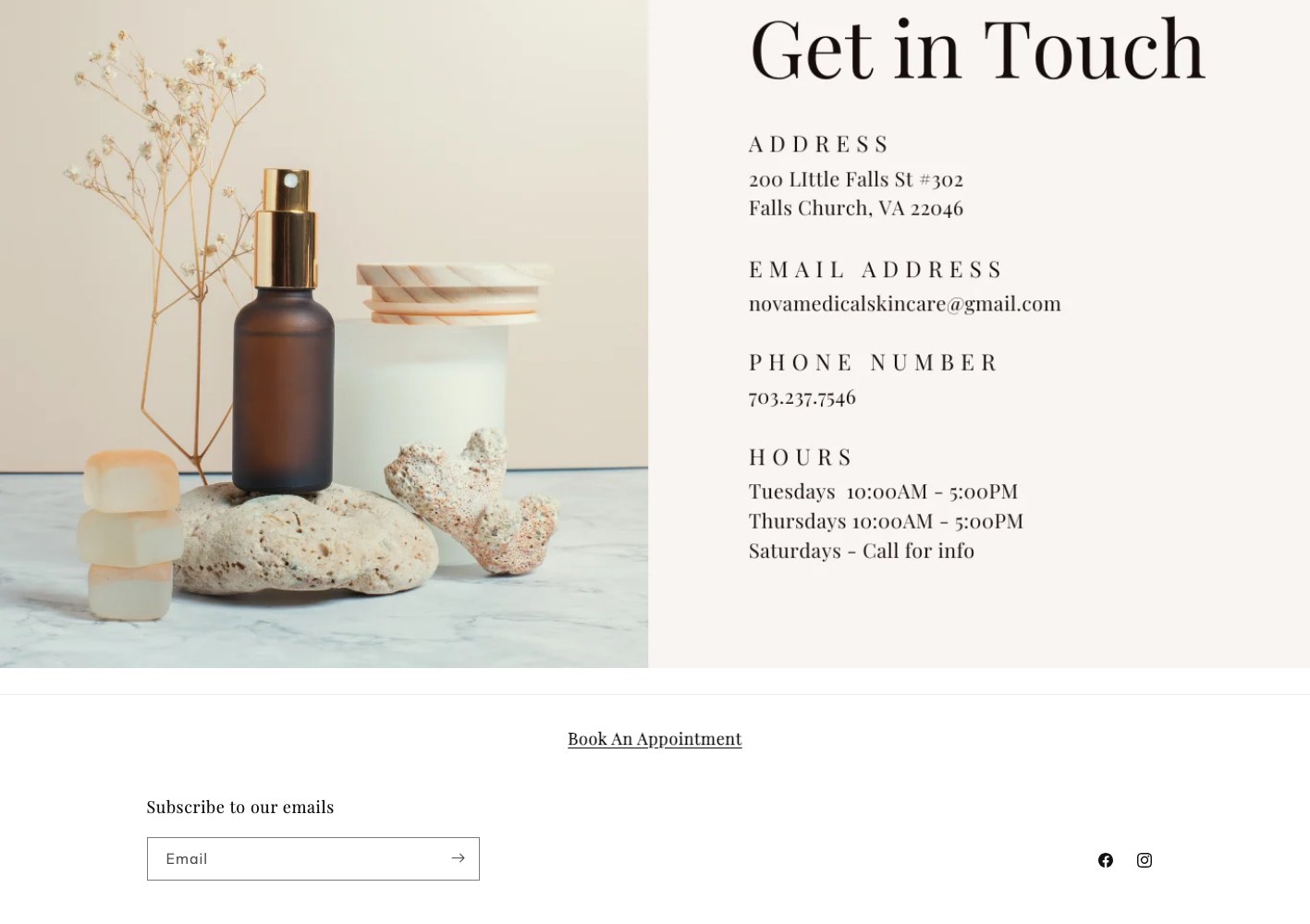 Get in touch section