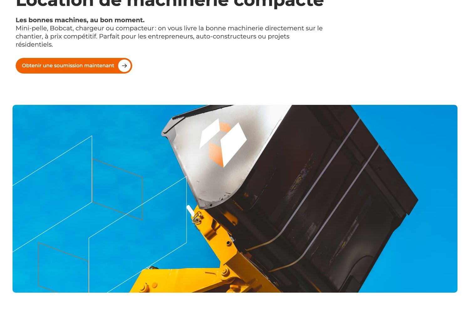 Compact machinery page