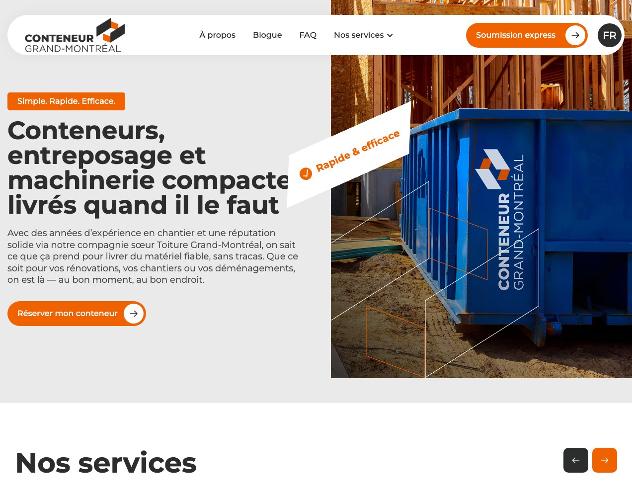 Homepage hero, wide