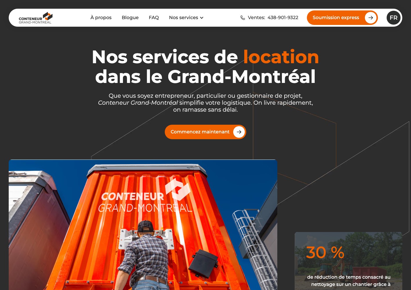 Rental services hero
