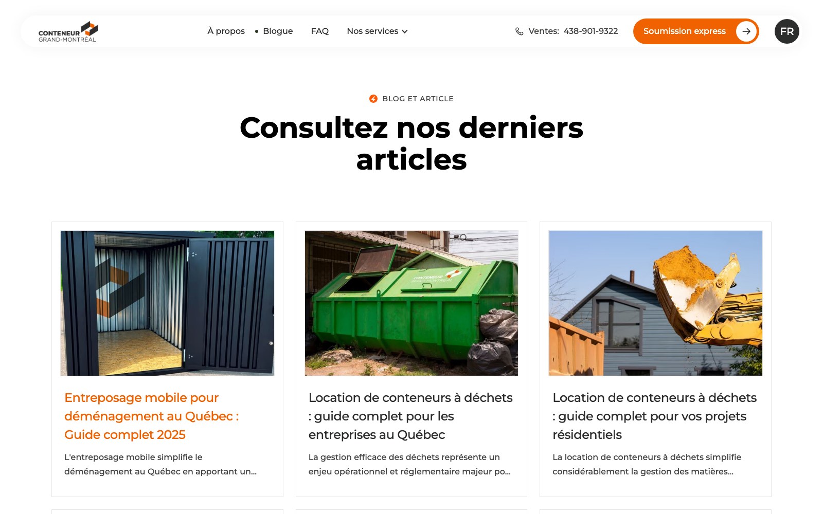 Latest articles section