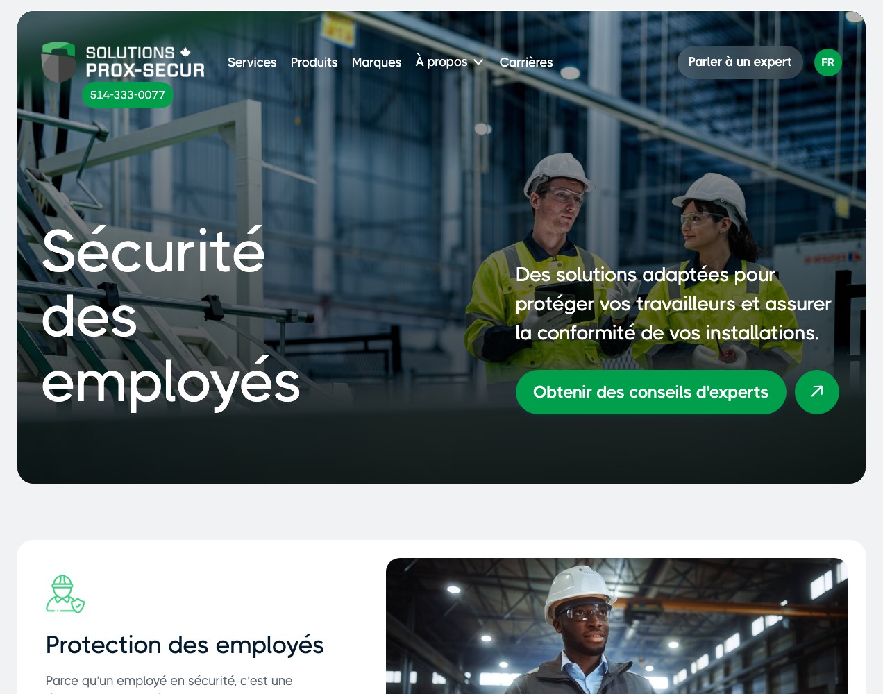 Prox-Secur employee safety section, narrow crop