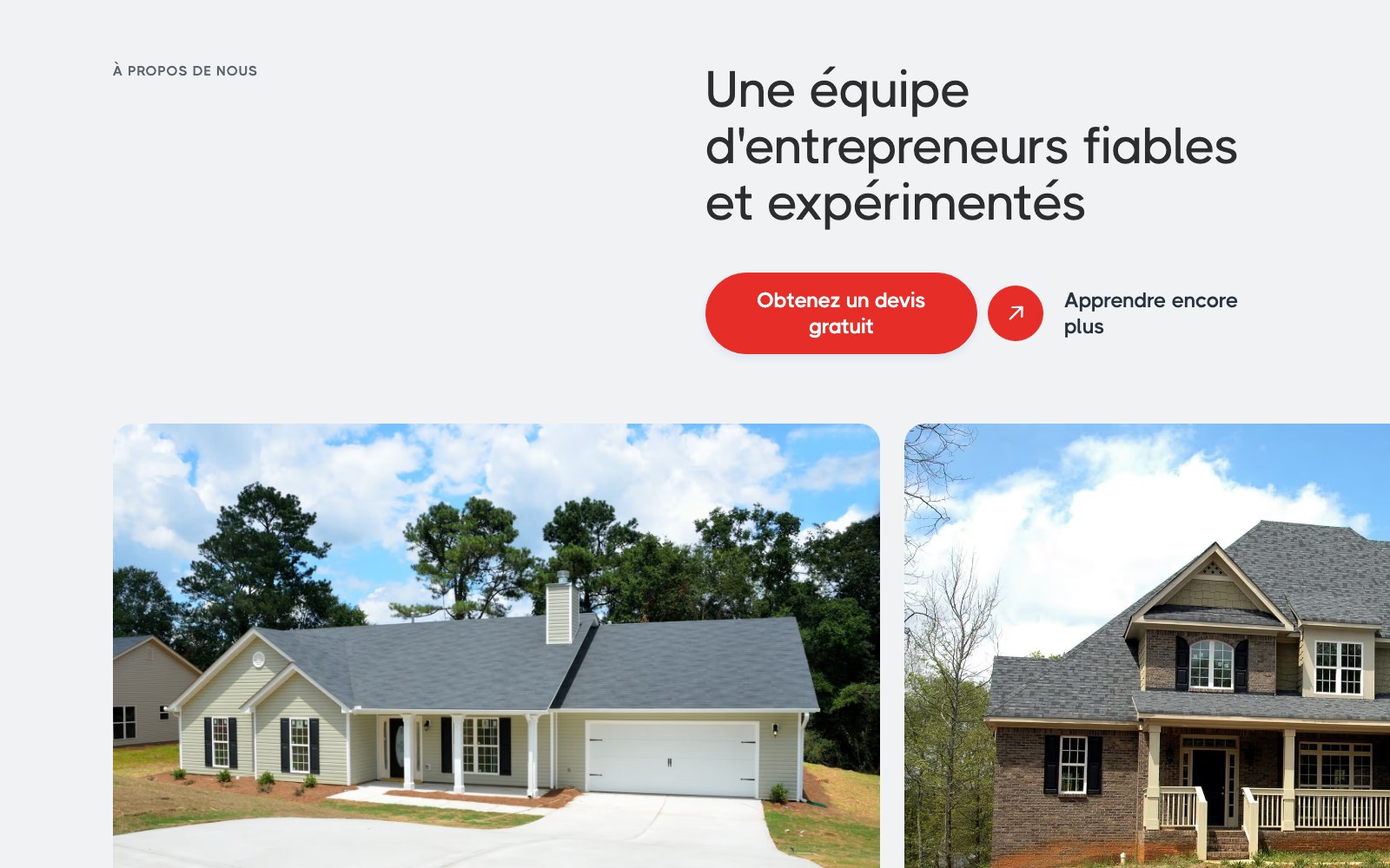 Toiture Couvreur Montreal about section with completed roofing project photographs