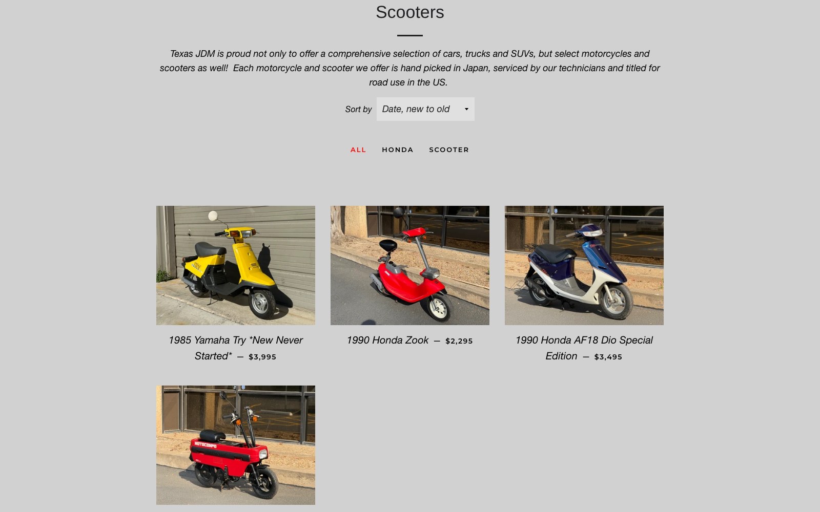 Scooters collection