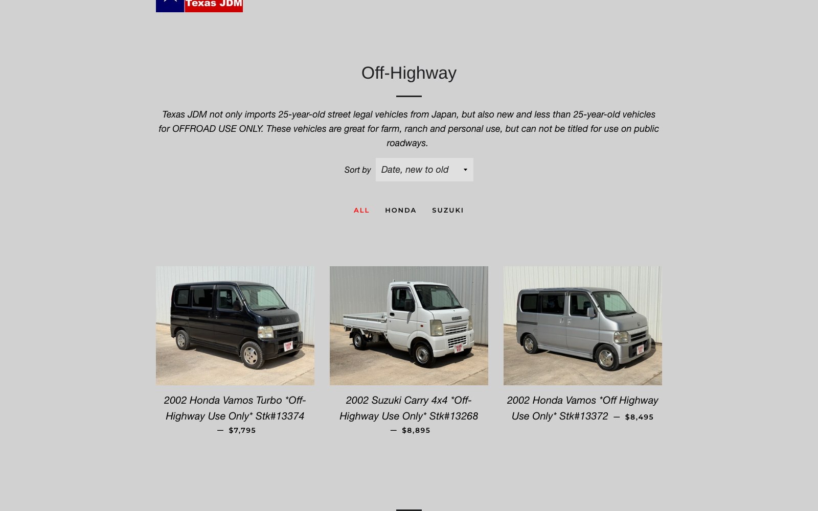 Off-highway collection