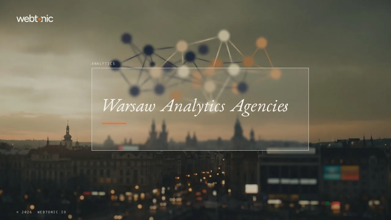 14 Warsaw Marketing Analytics Agencies Worth a Call in 2026 — Web Tonic blog thumbnail