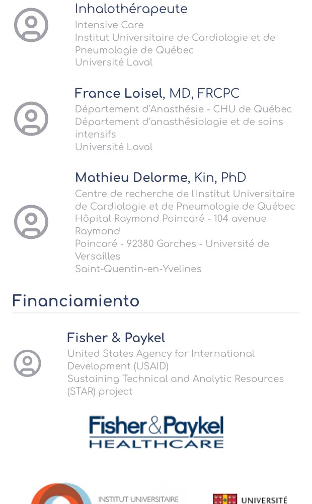 Mobile collaborators and funding, Spanish