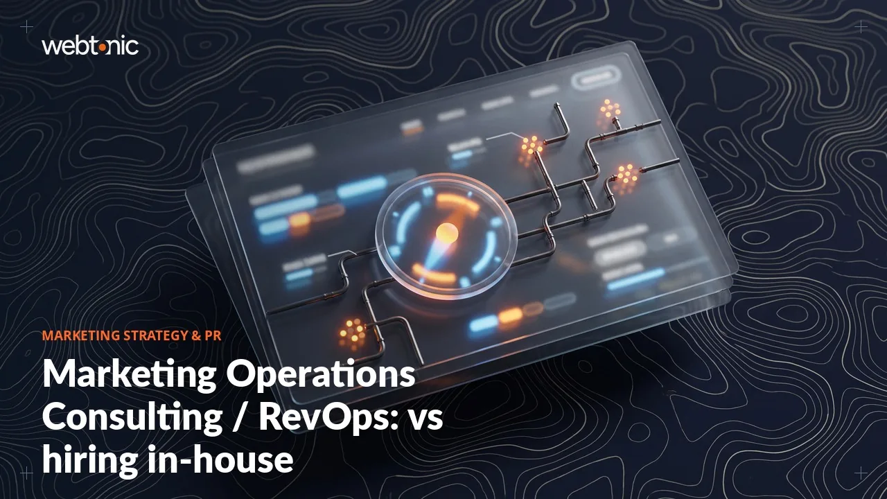 Marketing Operations Consulting / RevOps: vs hiring in-house — Web Tonic article thumbnail