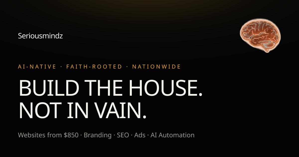 SeriousMindz AI Marketing Logo