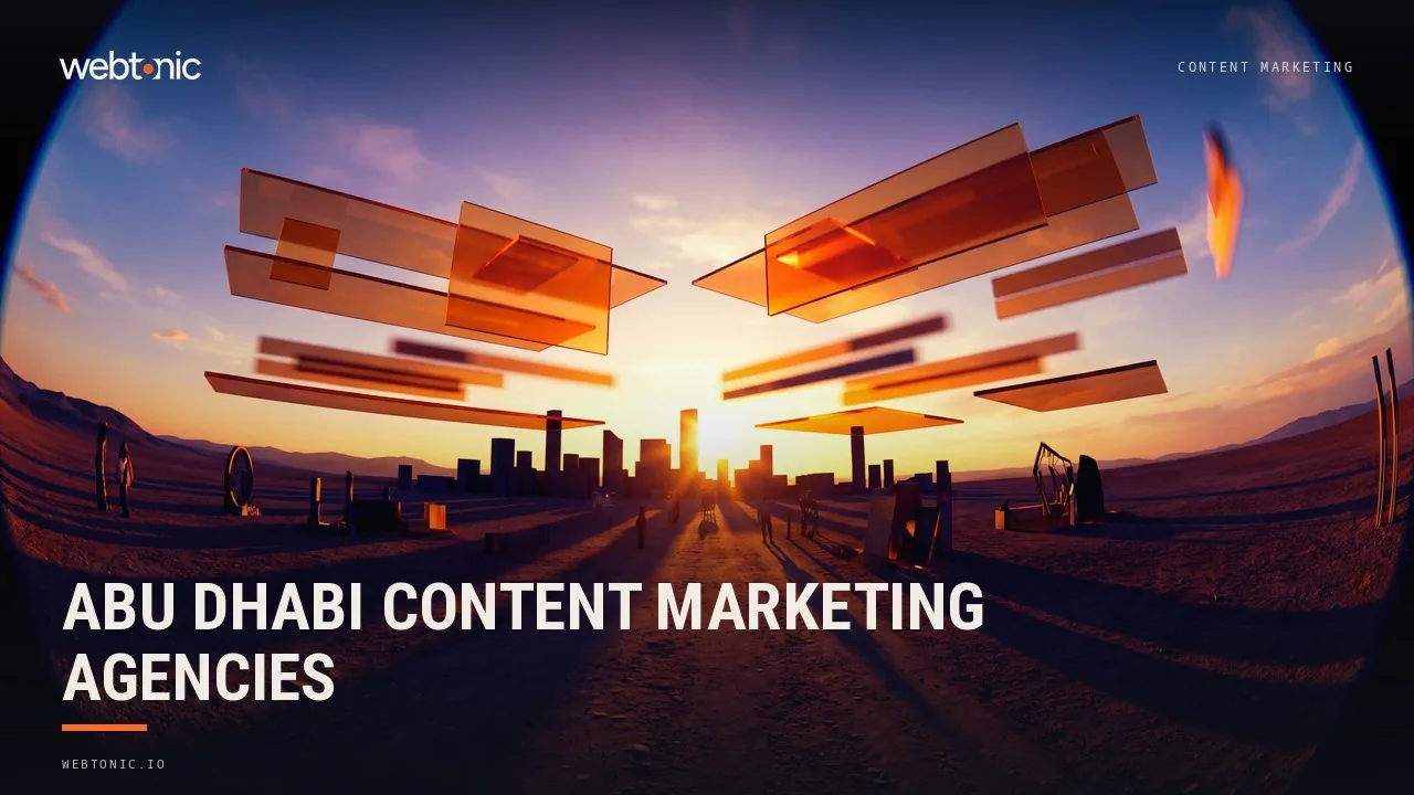 Twenty Abu Dhabi Content Marketing Agencies Compared for 2026 — Web Tonic blog thumbnail