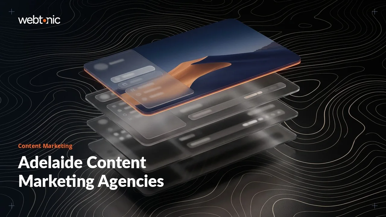 Adelaide Content Marketing Agencies: 23 Checked for 2026 — Web Tonic blog thumbnail