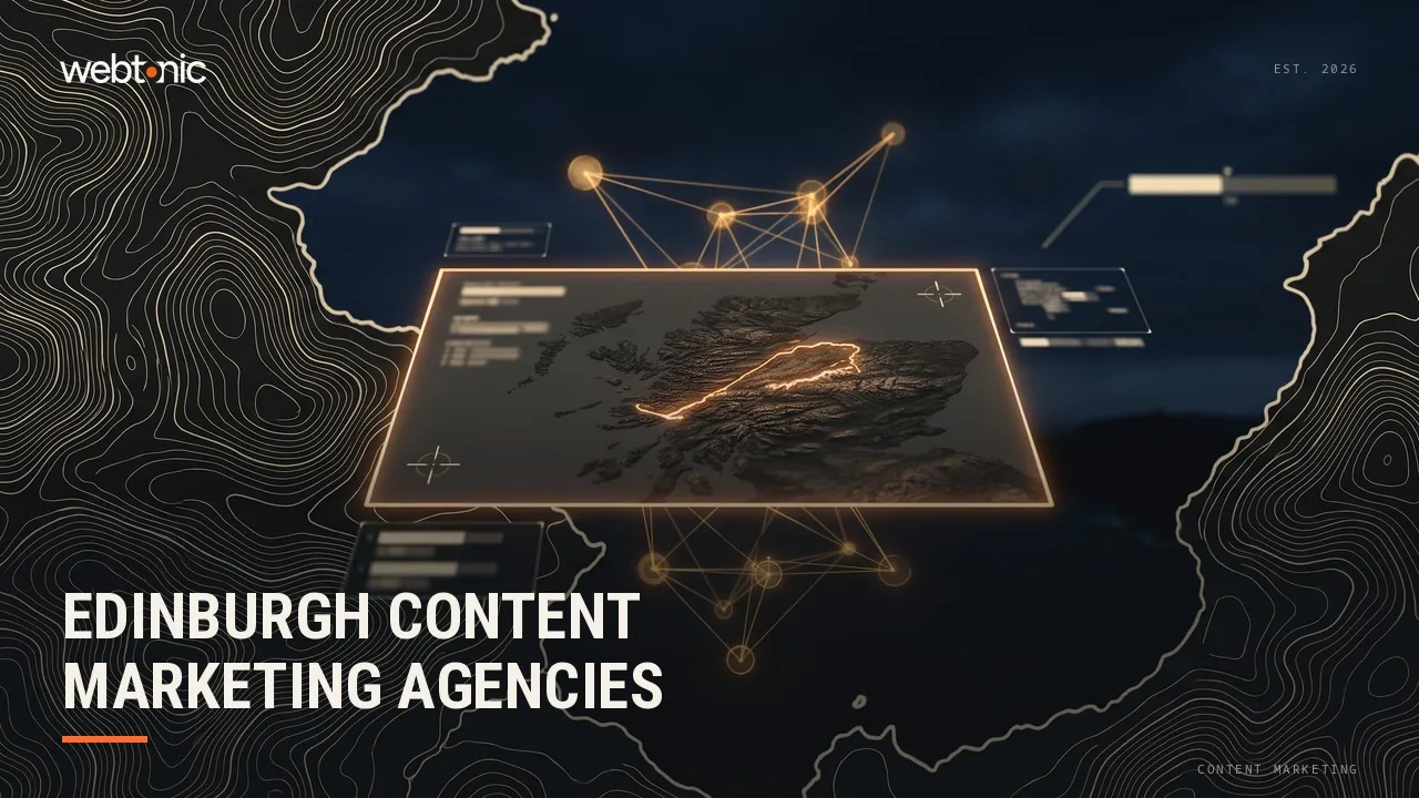 Edinburgh Content Marketing Agencies Assessed for 2026 — Web Tonic blog thumbnail