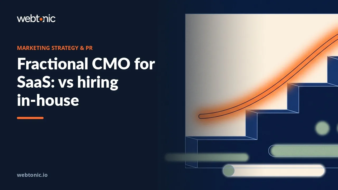 Fractional CMO for SaaS: vs hiring in-house — Web Tonic article thumbnail