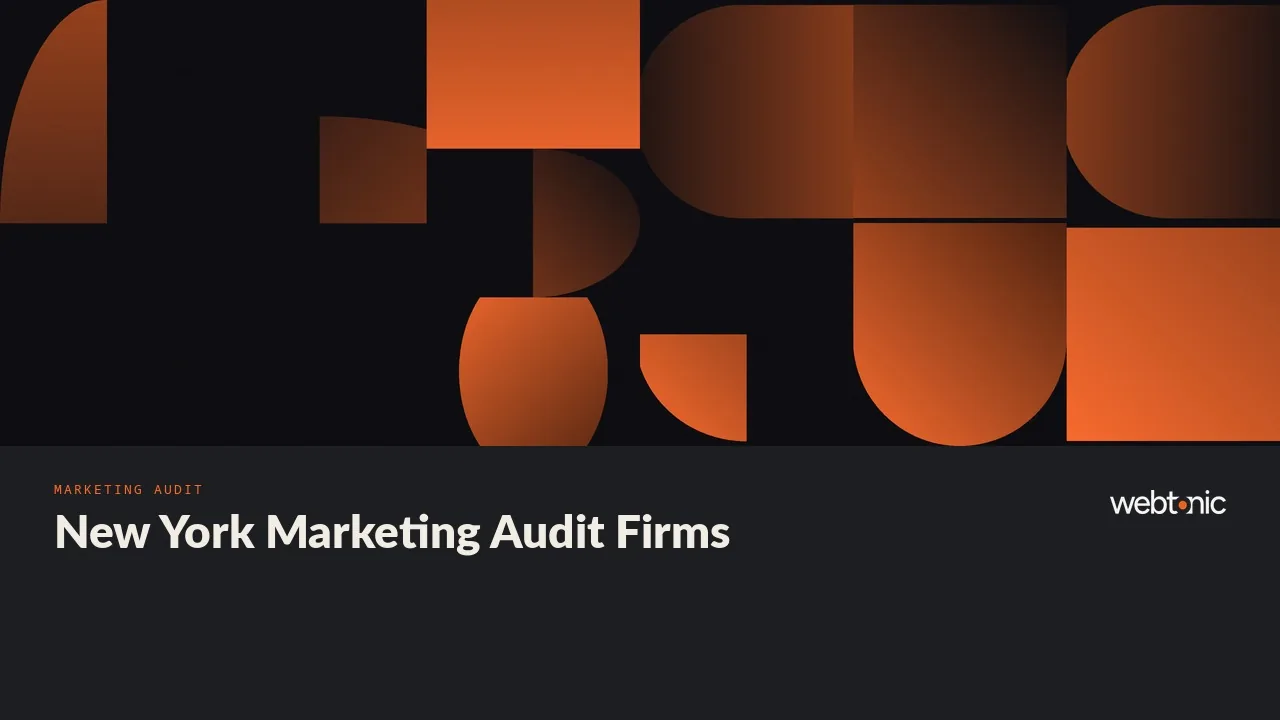 Marketing Audit Firms in New York, Graded for 2026 — Web Tonic blog thumbnail