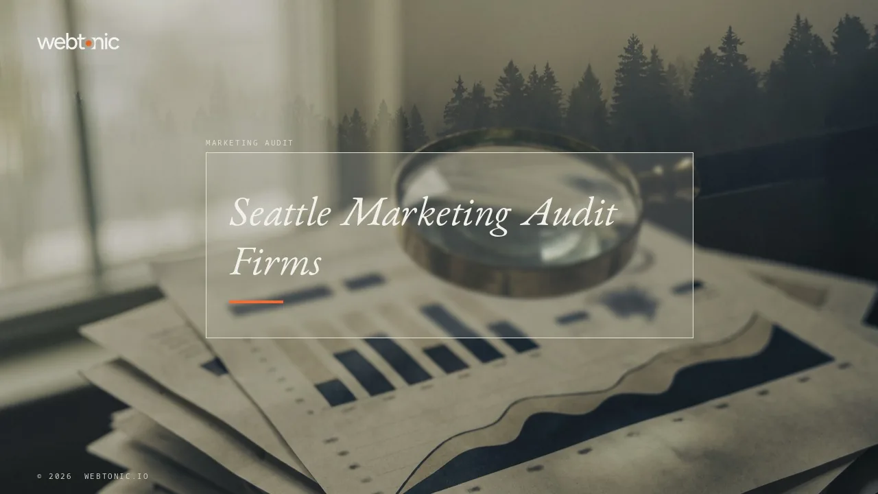 Seattle Marketing Audit Firms, Read Closely in 2026 — Web Tonic blog thumbnail