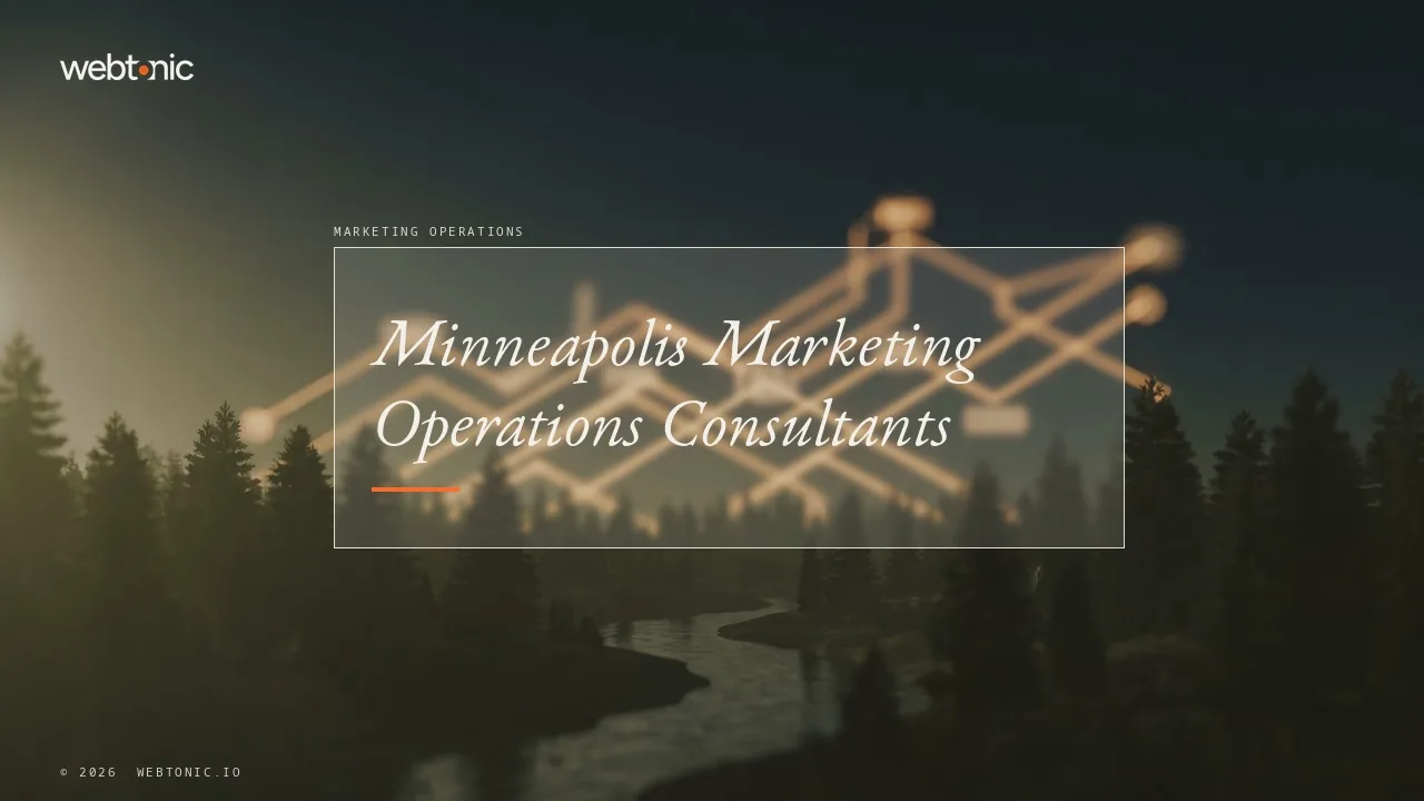 We Checked Minneapolis Marketing Operations Consultants (2026) — Web Tonic blog thumbnail