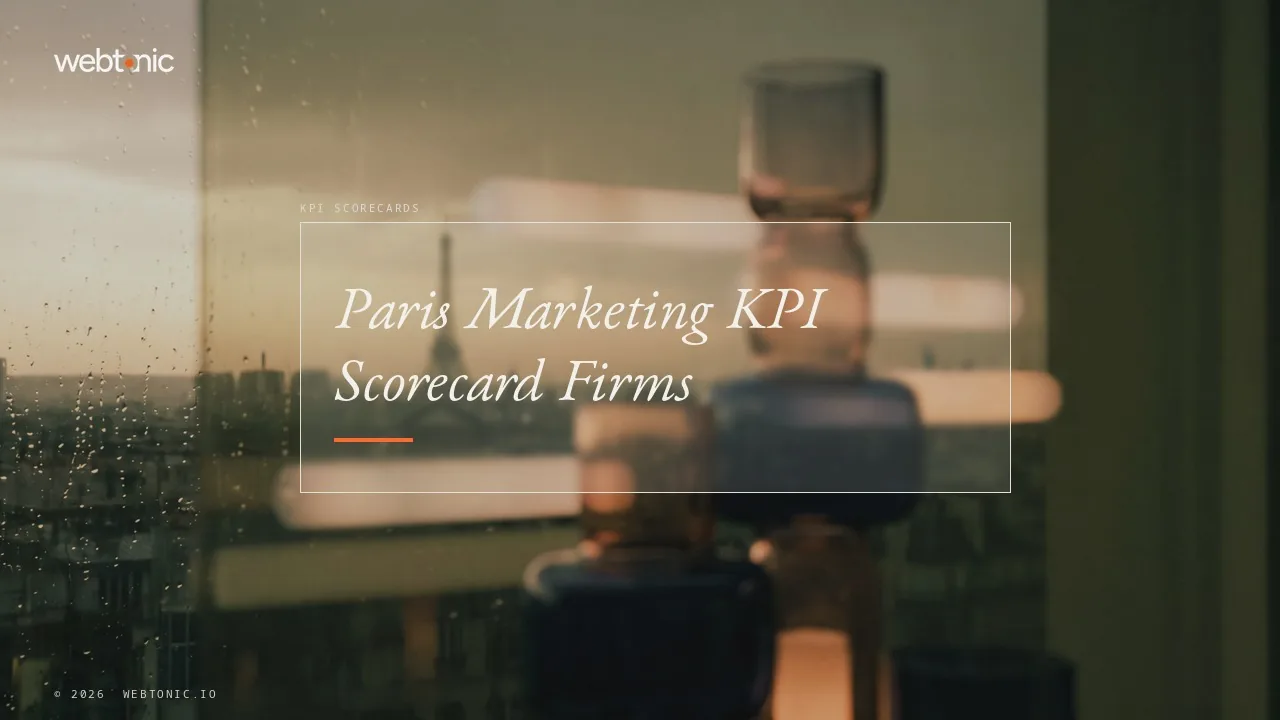 Which Numbers Survive? Paris Marketing Scorecard Firms in 2026 — Web Tonic blog thumbnail