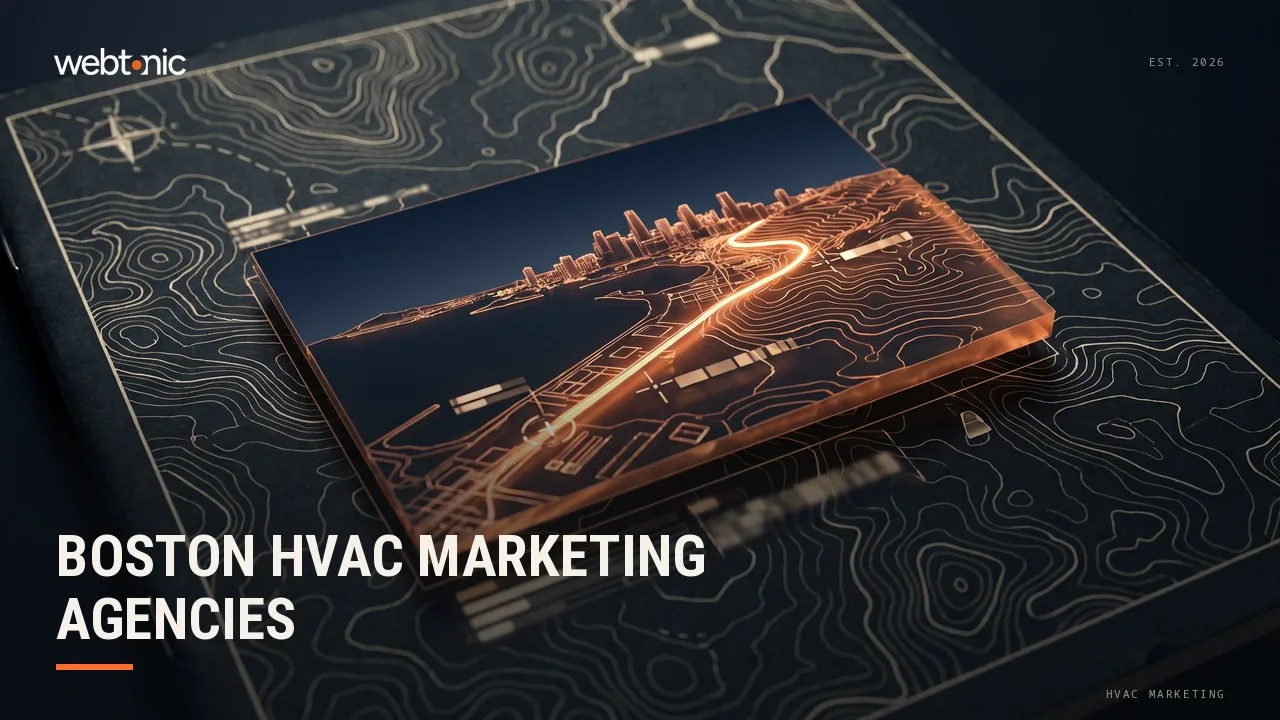 Booked Through Both Seasons: Ten Boston HVAC Marketing Agencies in 2026 — Web Tonic blog thumbnail