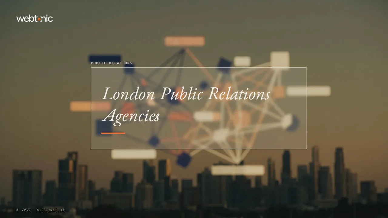 Relationships, Not Impressions: Fourteen London Public Relations Agencies in 2026 — Web Tonic blog thumbnail