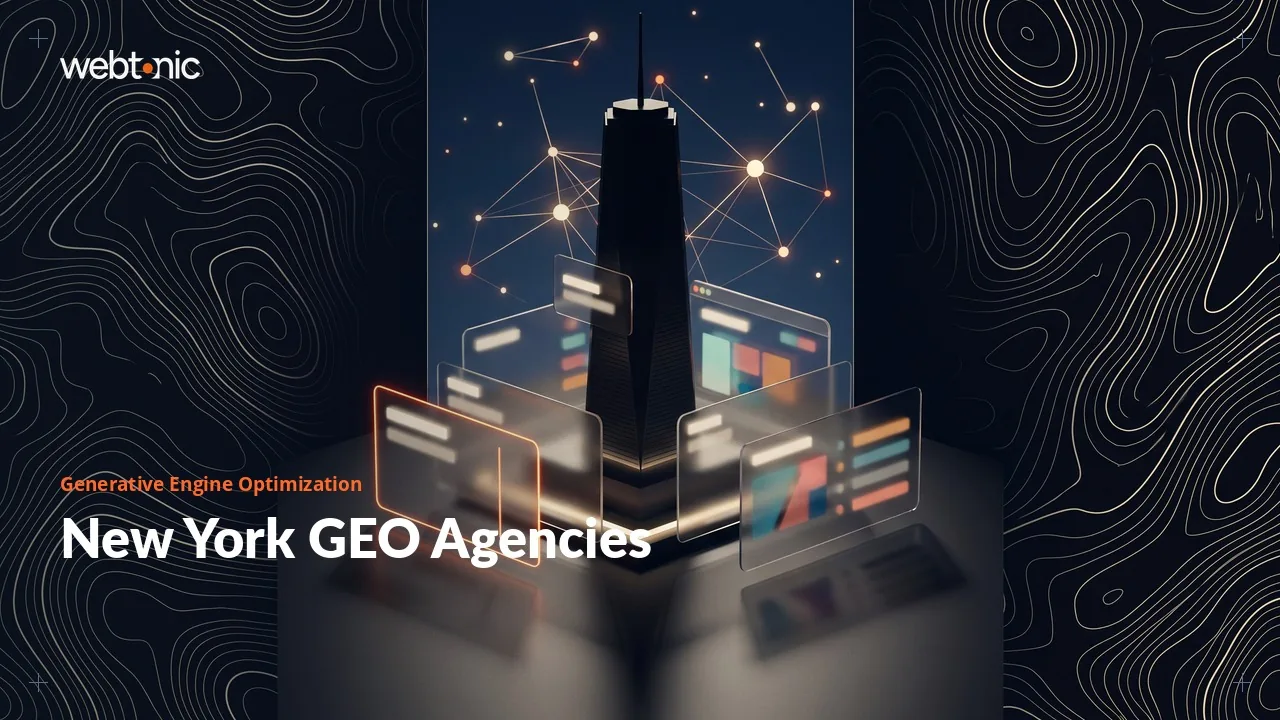 New York Generative Engine Optimization Agencies: The 2026 Evidence Review — Web Tonic blog thumbnail