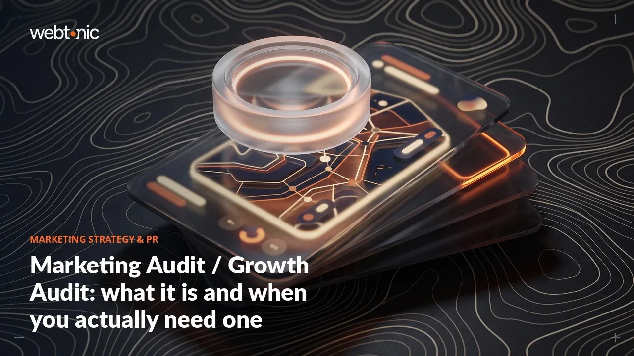 Marketing Audit / Growth Audit: what it is and when you actually need one — Web Tonic article thumbnail