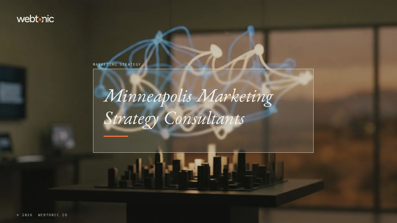 What Minneapolis Strategy Consultants Actually Sell in 2026 — Web Tonic blog thumbnail