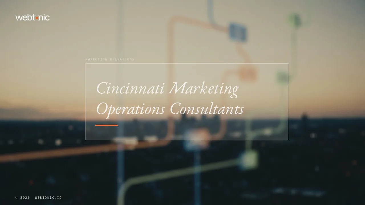 Cincinnati Marketing Operations Firms Worth Calling in 2026 — Web Tonic blog thumbnail