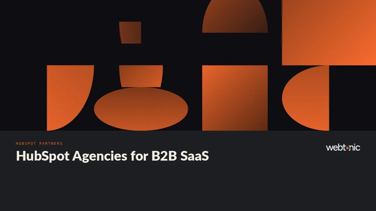 Who Owns the Data Model? Nine HubSpot Agencies for B2B SaaS in 2026 — Web Tonic blog thumbnail