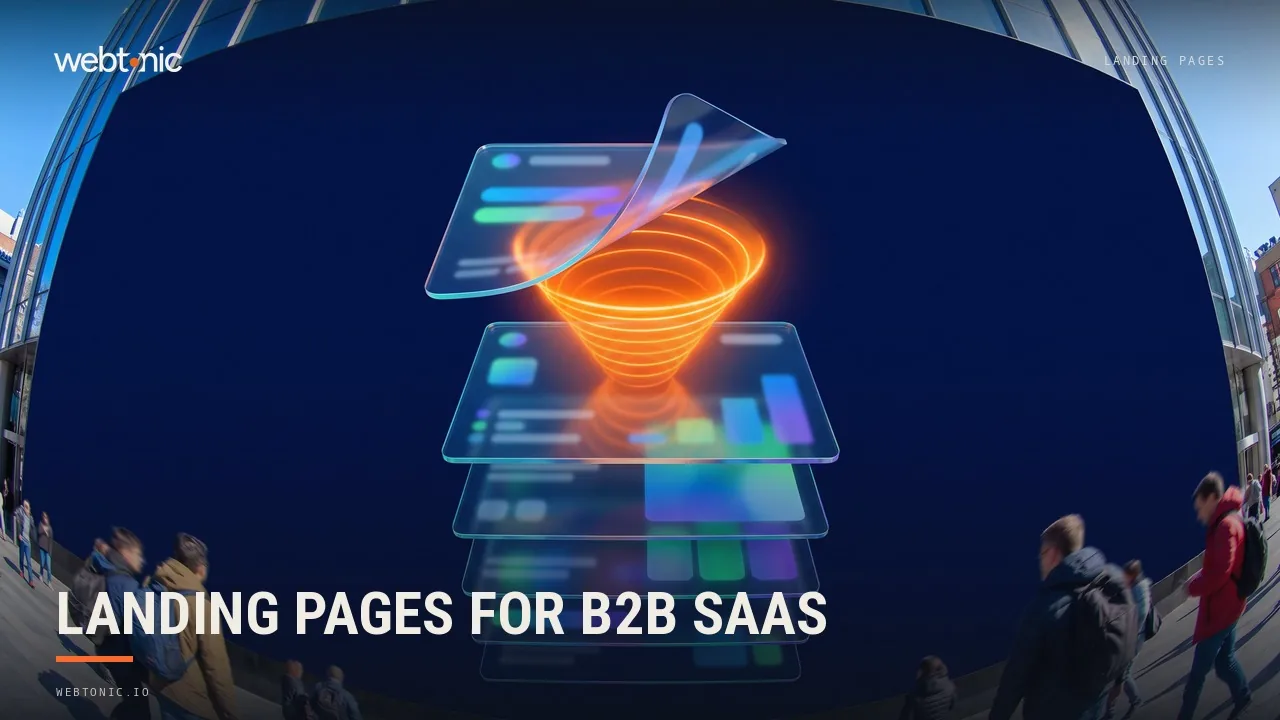 What a Free Trial Page Has to Prove: Twelve B2B SaaS Landing Page Design Agencies in 2026 — Web Tonic blog thumbnail