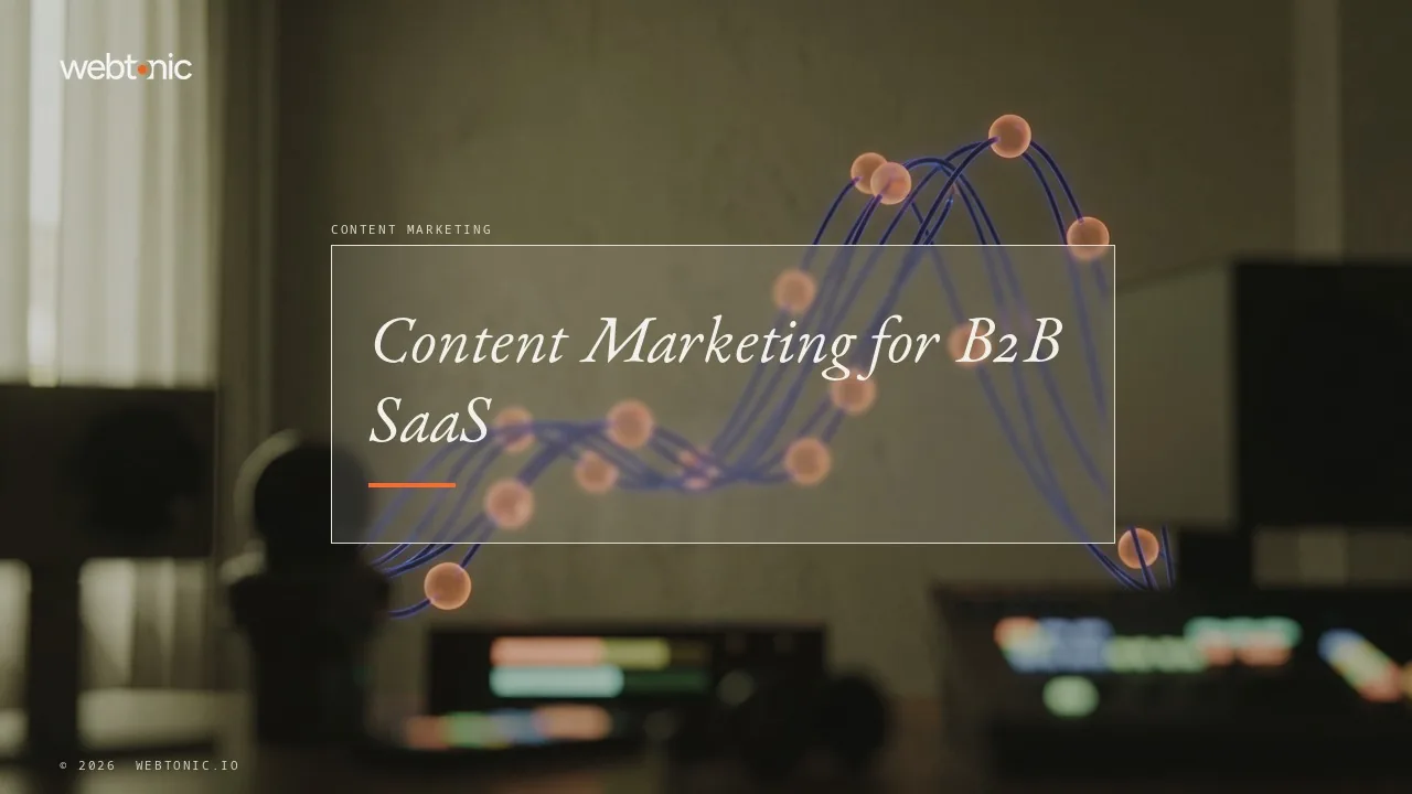 Twenty Content Marketing Agencies Writing for B2B SaaS Buyers in 2026 — Web Tonic blog thumbnail