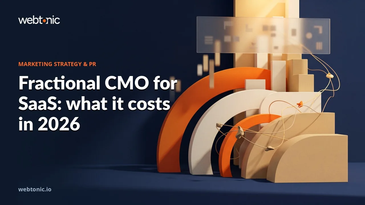 Fractional CMO for SaaS: what it costs in 2026 — Web Tonic article thumbnail