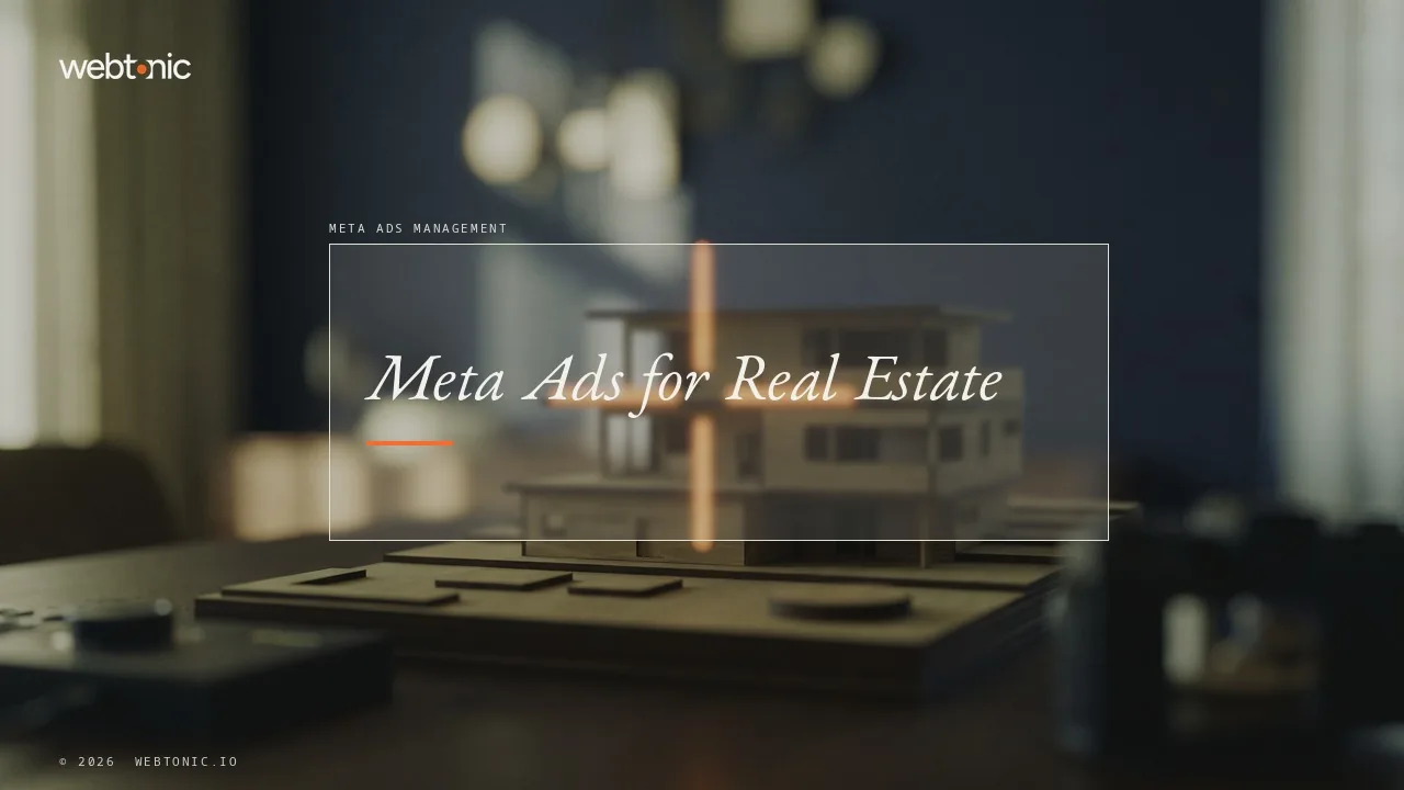 Sixteen Real Estate Meta Ads Agencies Working Without Detailed Targeting in 2026 — Web Tonic blog thumbnail
