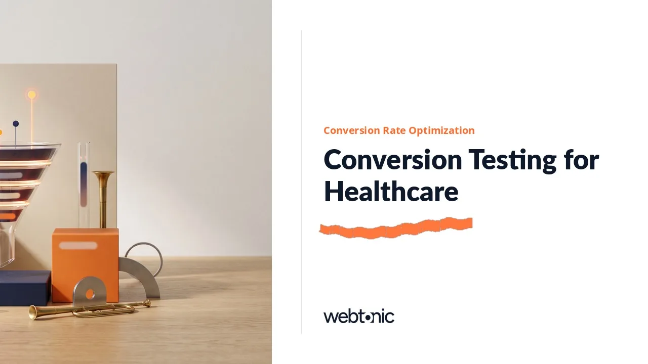 Eleven Healthcare Conversion Optimization Agencies That Test a Booking Flow in 2026 — Web Tonic blog thumbnail