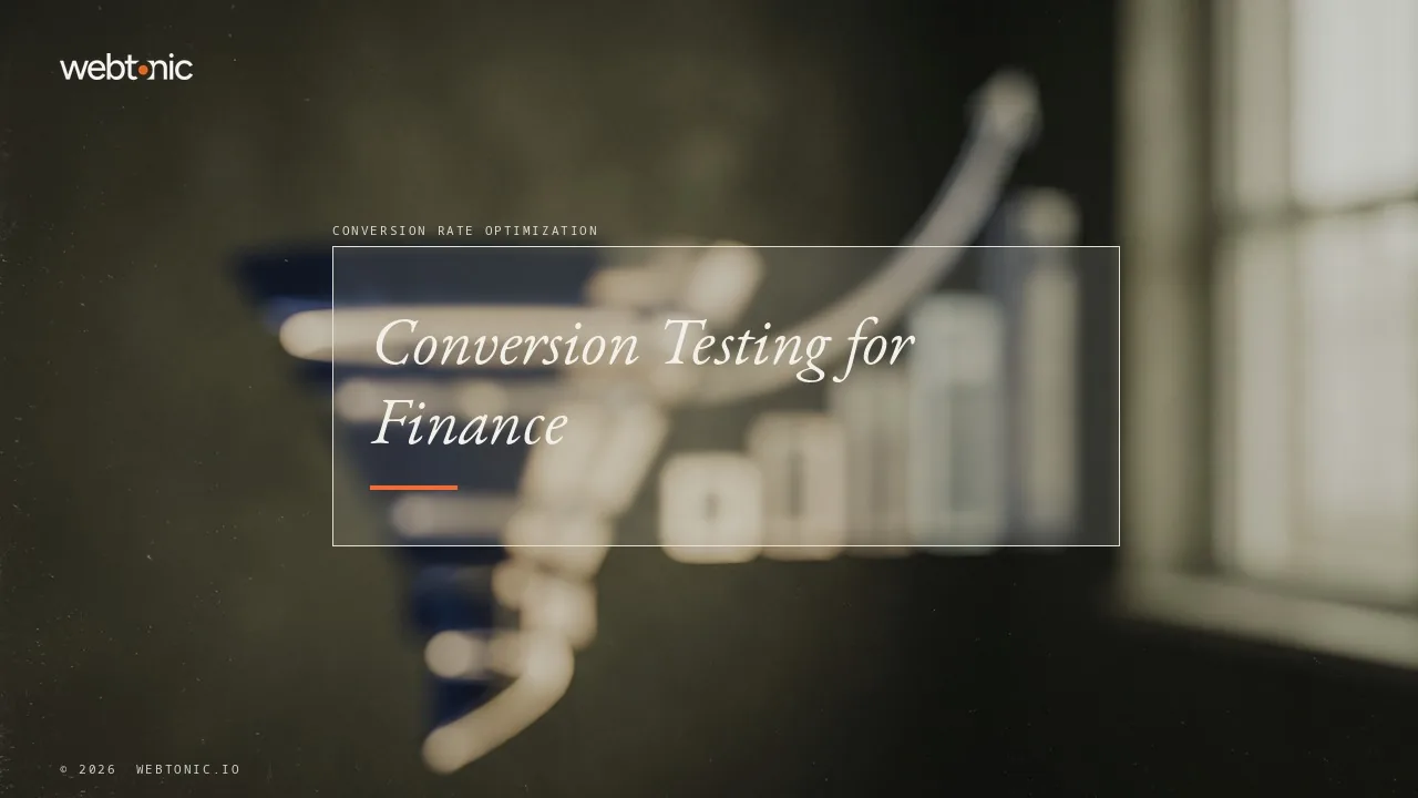 Ten Conversion Optimization Agencies Testing Inside Compliance Sign-Off in 2026 — Web Tonic blog thumbnail