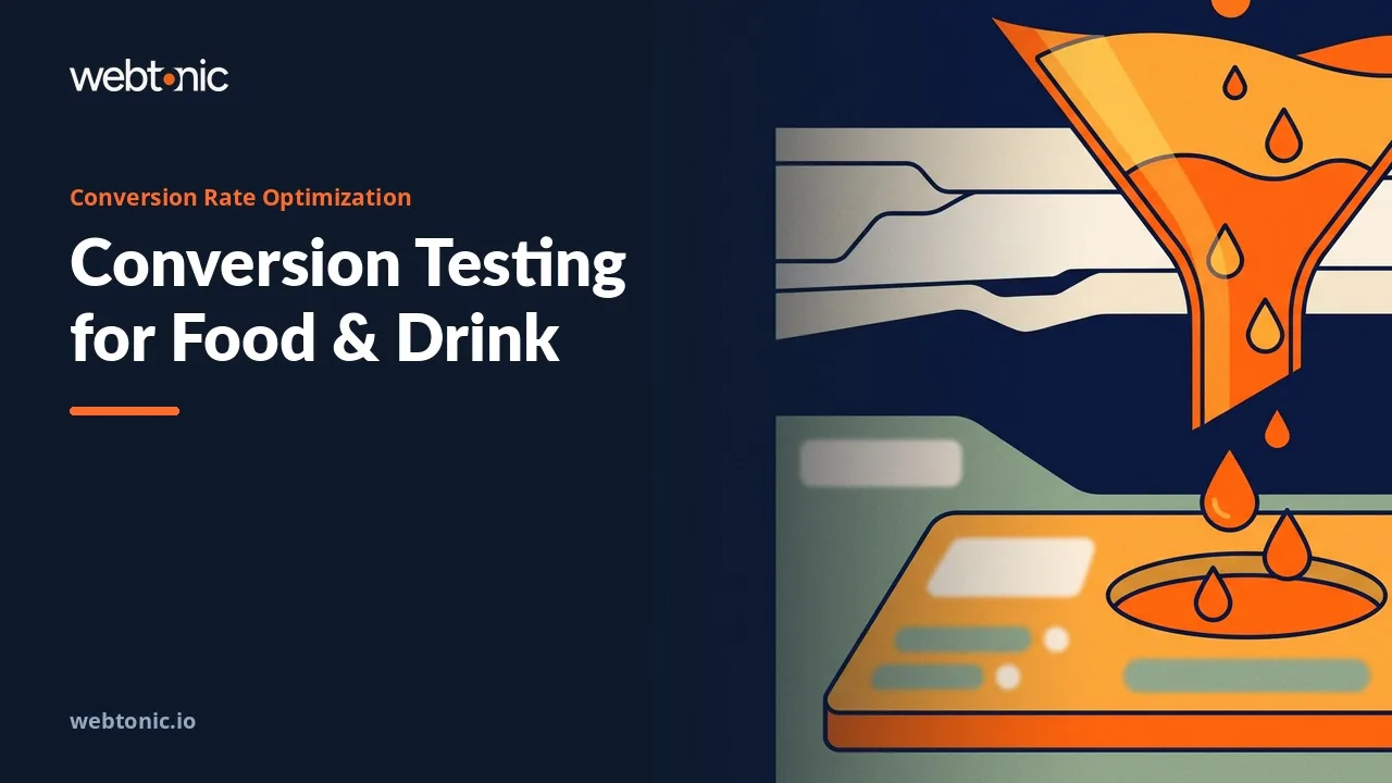 Ten Food and Beverage Conversion Optimization Agencies Working Past the Shipping Line in 2026 — Web Tonic blog thumbnail