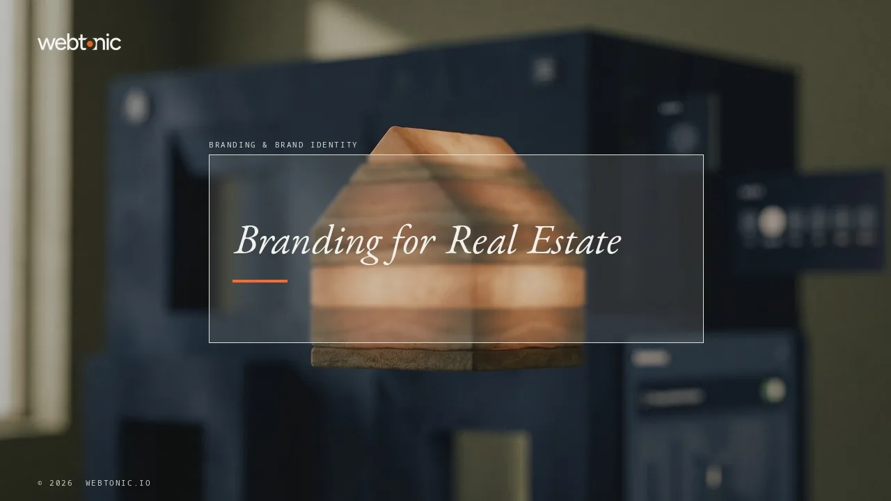 Twelve Real Estate Branding Agencies and the Brand Architecture Question in 2026 — Web Tonic blog thumbnail