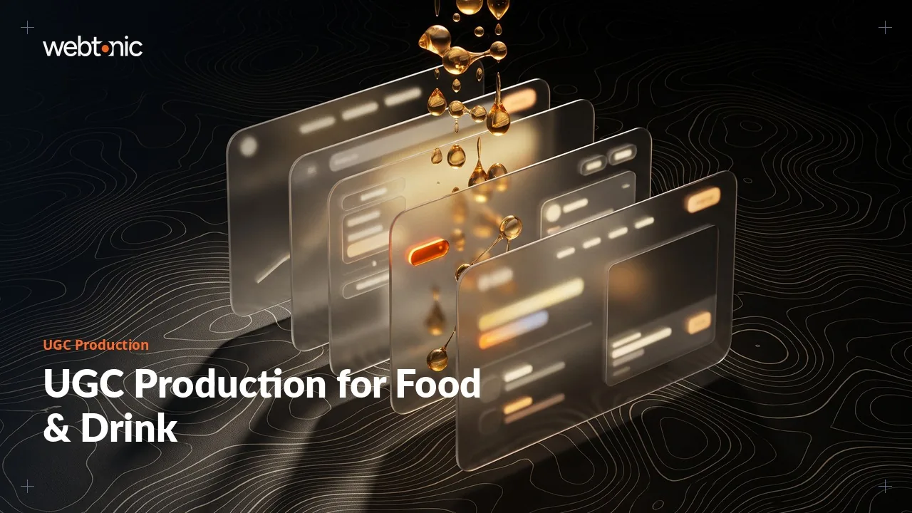 Eight Food and Beverage UGC Production Agencies That Hand Over the Raw Files in 2026 — Web Tonic blog thumbnail