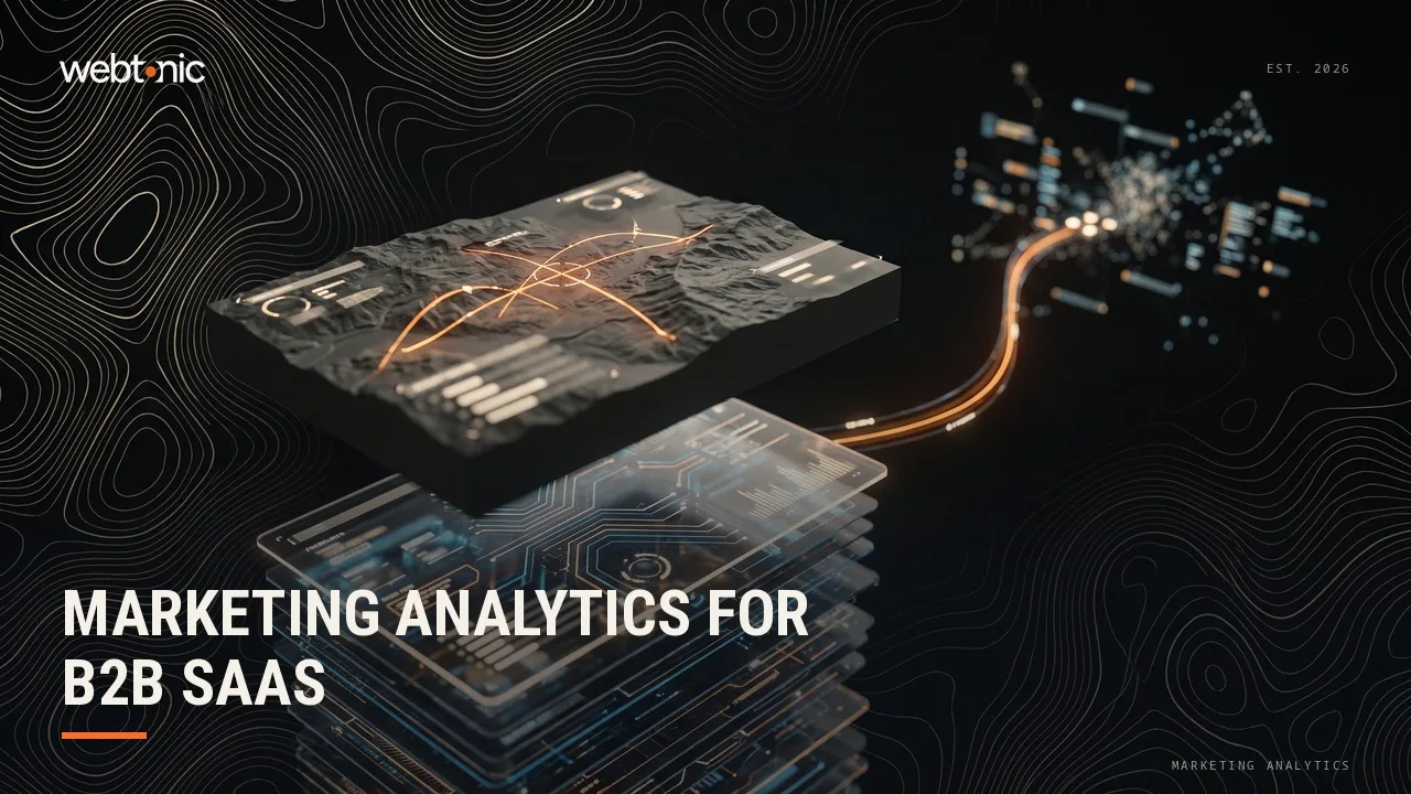 Eleven Marketing Analytics Agencies for B2B SaaS, Read Site by Site in 2026 — Web Tonic blog thumbnail