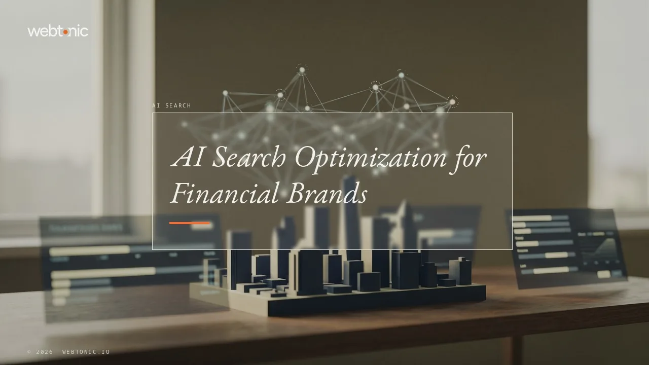 Twelve AI Search Optimization Agencies Working Under Financial Disclaimers in 2026 — Web Tonic blog thumbnail