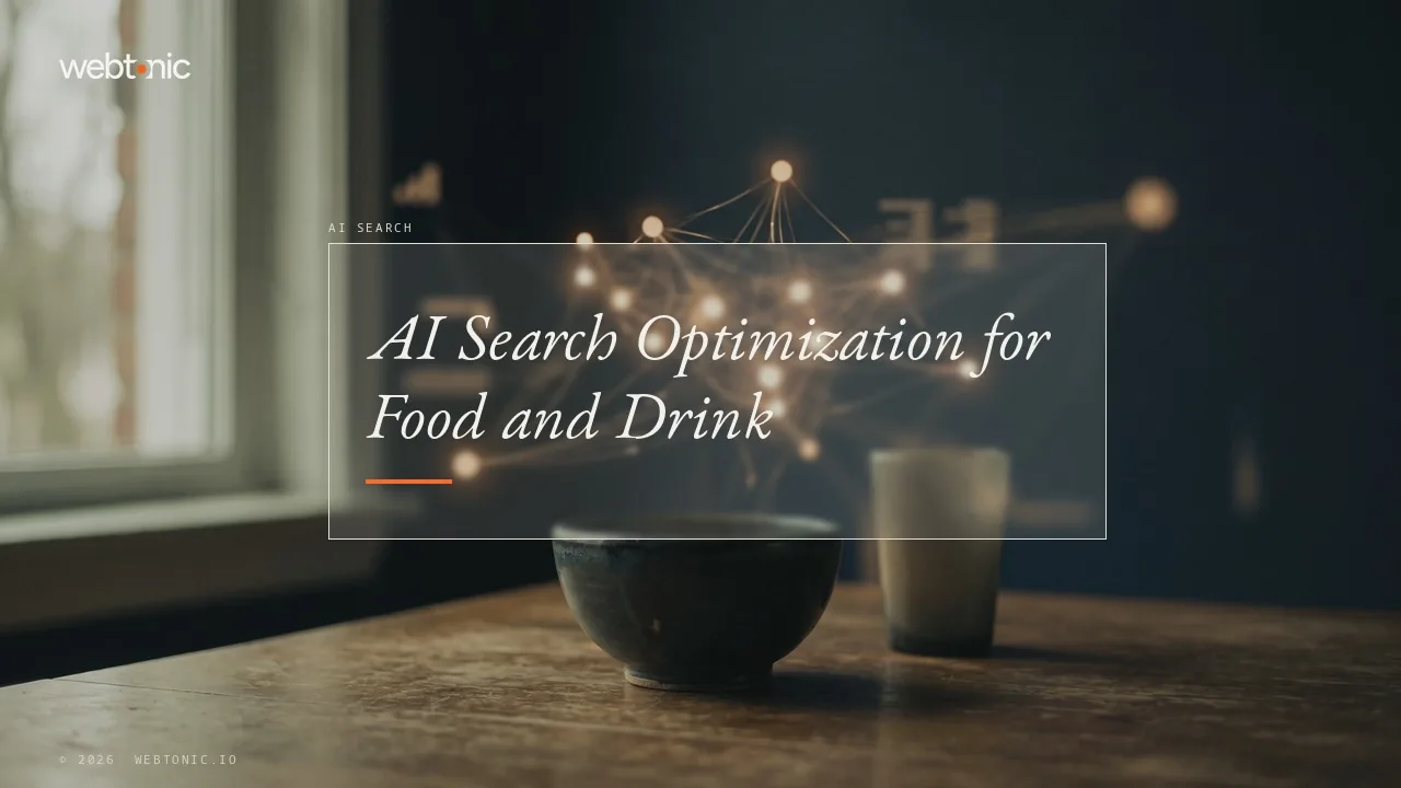 Ten Food and Beverage AI Search Agencies and the Product Data Assistants Read in 2026 — Web Tonic blog thumbnail