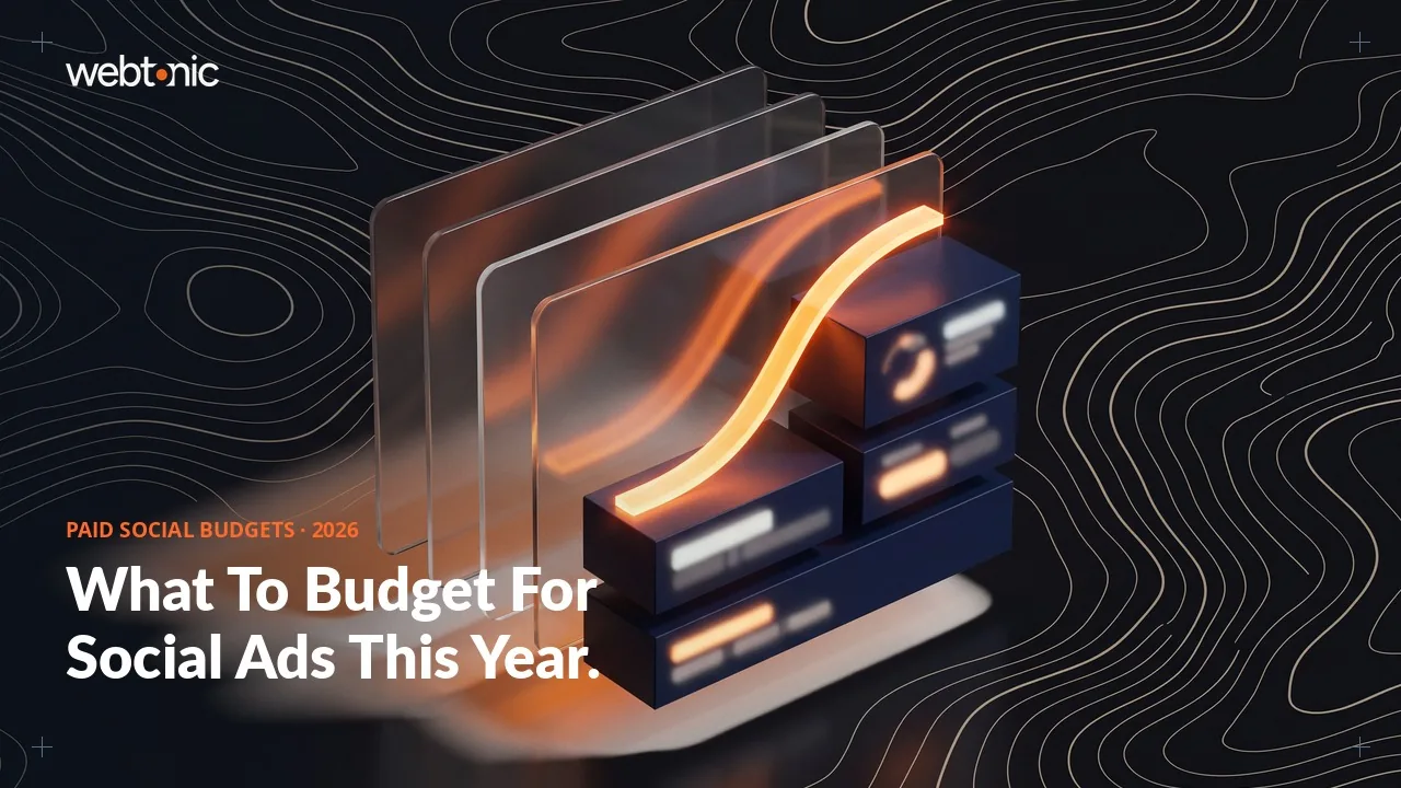 Social media ad spend budgeting statistics 2026 thumbnail showing social capturing 40 percent of all US digital ad revenue in 2025