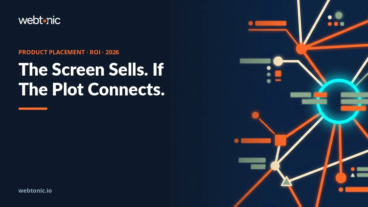 Product placement statistics 2026 thumbnail showing 145 percent purchase interest lift for placements in highly enjoyable programs per Nielsen research