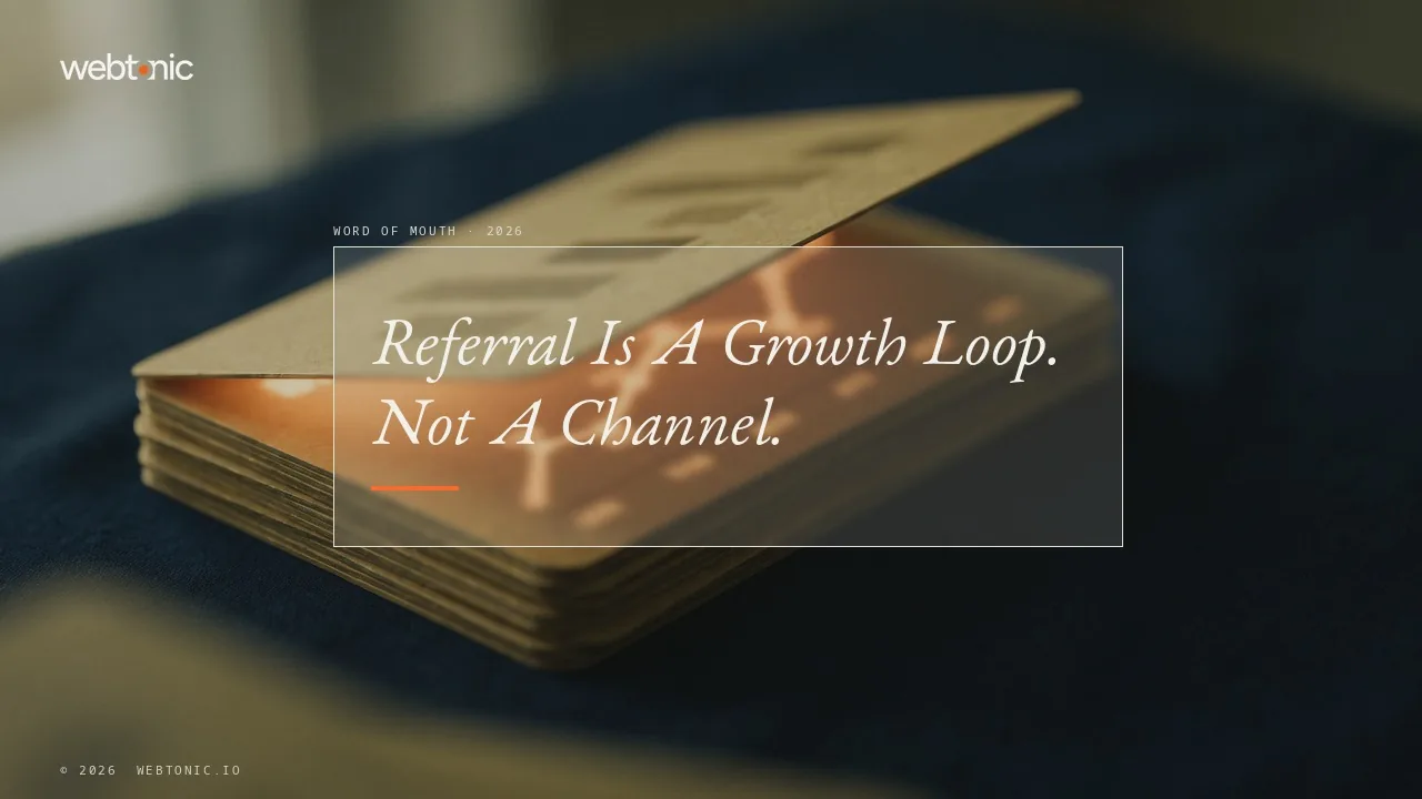 Word-of-mouth marketing thumbnail showing a 2024 referral study's 31 to 57 percent increase