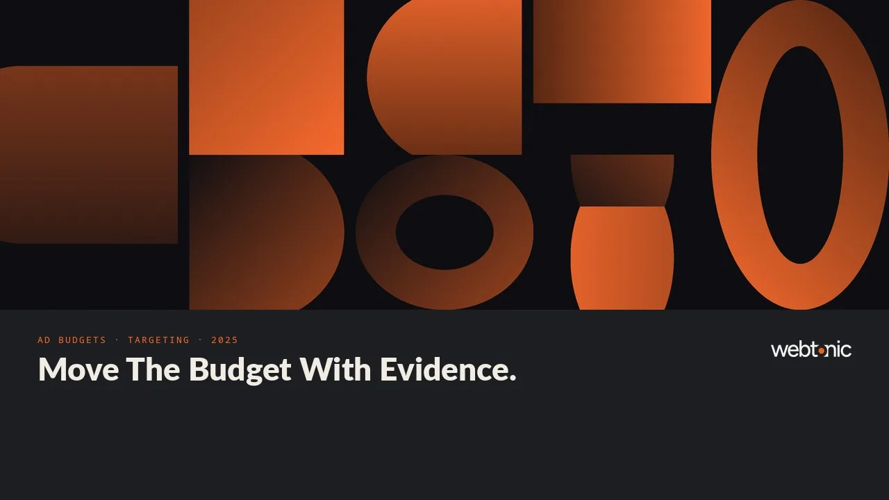 Targeted advertising budget shifts thumbnail showing the revised 5.7 percent US ad spend outlook and 1.6 point forecast reduction