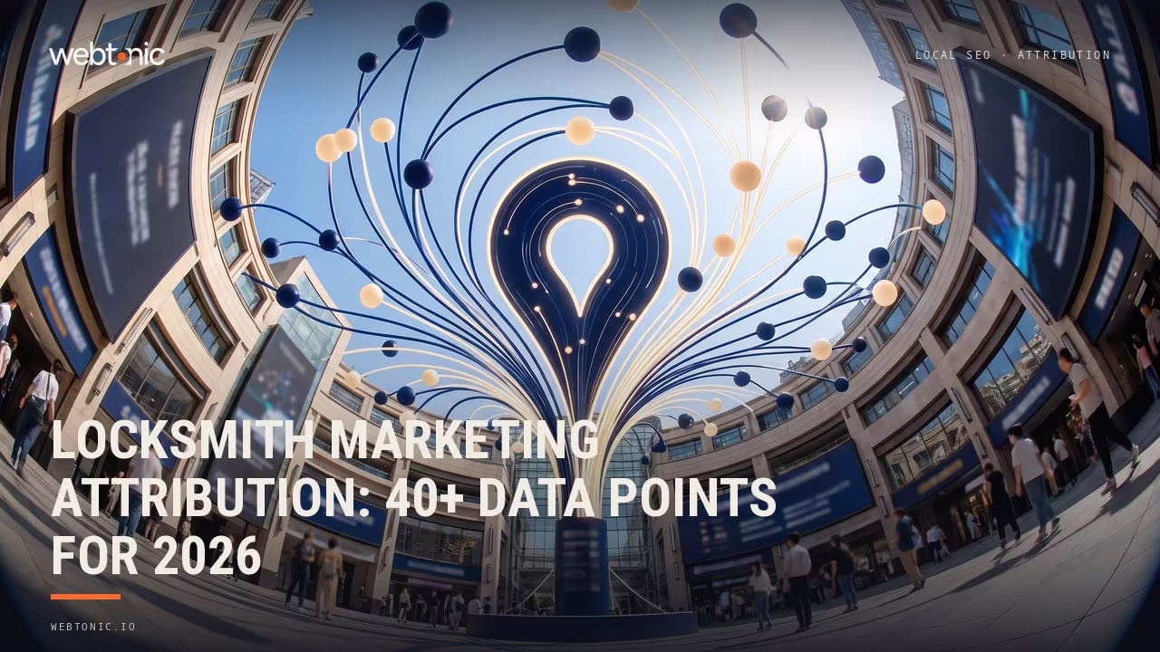 Locksmith Marketing Attribution: 40+ Data Points for 2026 — Web Tonic blog thumbnail