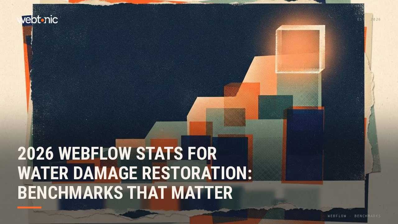 2026 Webflow Stats for Water Damage Restoration: Benchmarks That Matter — Web Tonic blog thumbnail