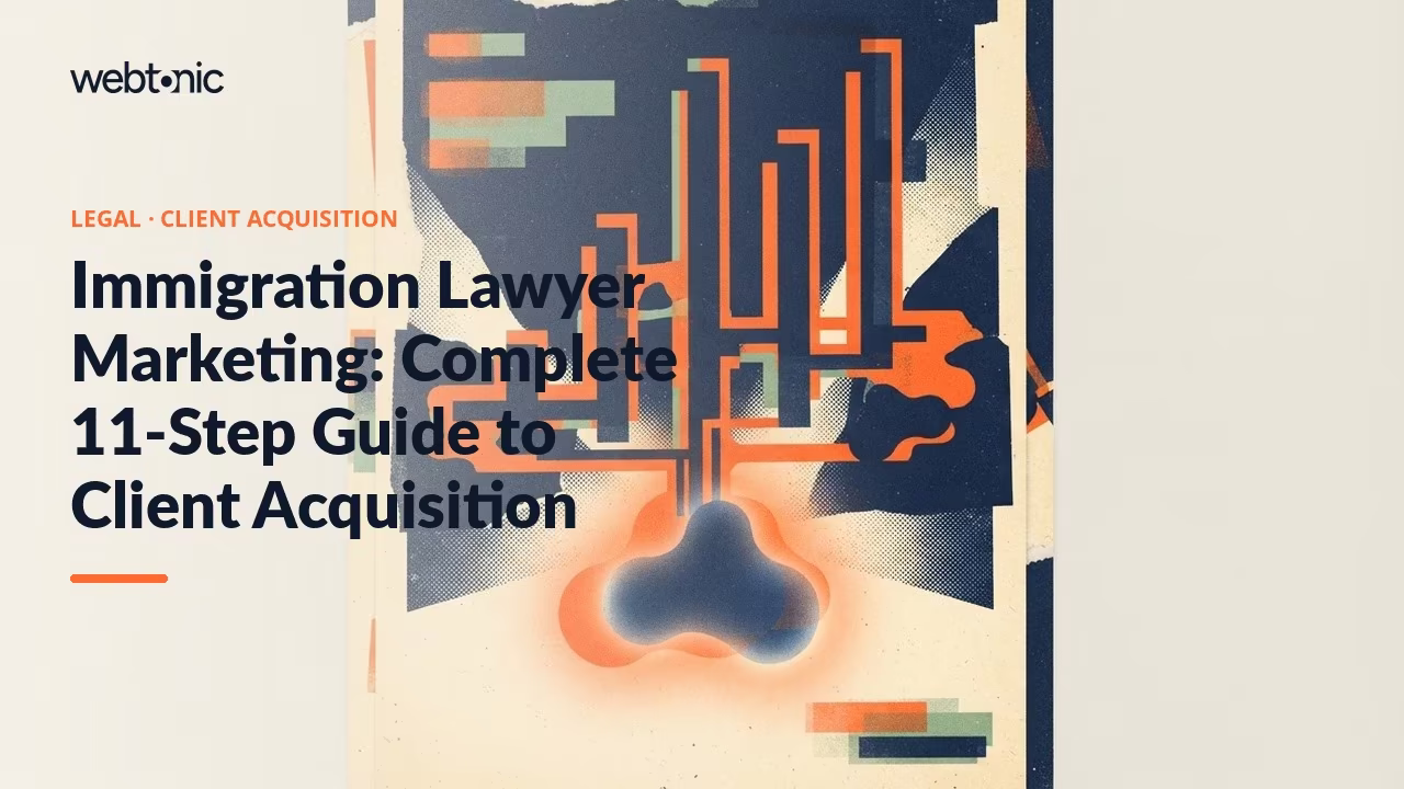 Immigration Lawyer Marketing: Complete 11-Step Guide to Client Acquisition — Web Tonic blog thumbnail